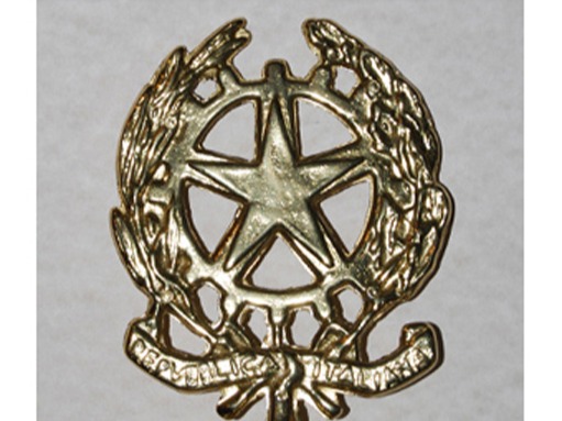 Puntale emblema repubblica 